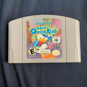 Nintendo 64 Game Disney’s Donald Duck Going “Quackers”